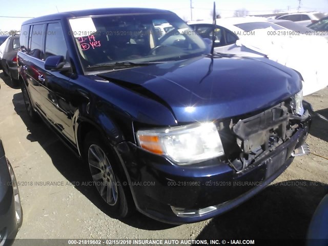 2FMGK5CC6BBD20657 - 2011 FORD FLEX SEL ლურჯი ფოტო 1