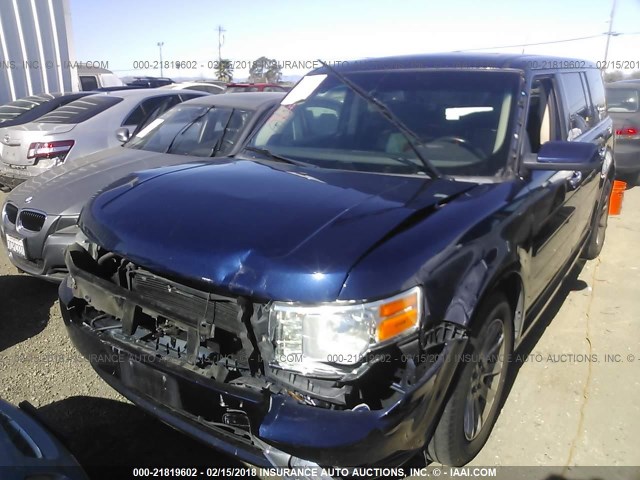 2FMGK5CC6BBD20657 - 2011 FORD FLEX SEL ლურჯი ფოტო 6