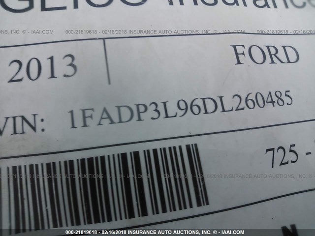 1FADP3L96DL260485 - 2013 FORD FOCUS ST Qırmızı foto 9