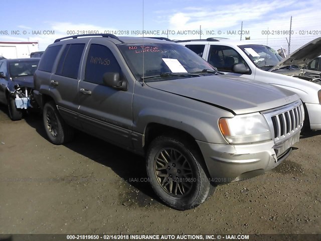 1J4GW58N14C345398 - 2004 JEEP GRAND CHEROKEE LIMITED SILVER photo 1