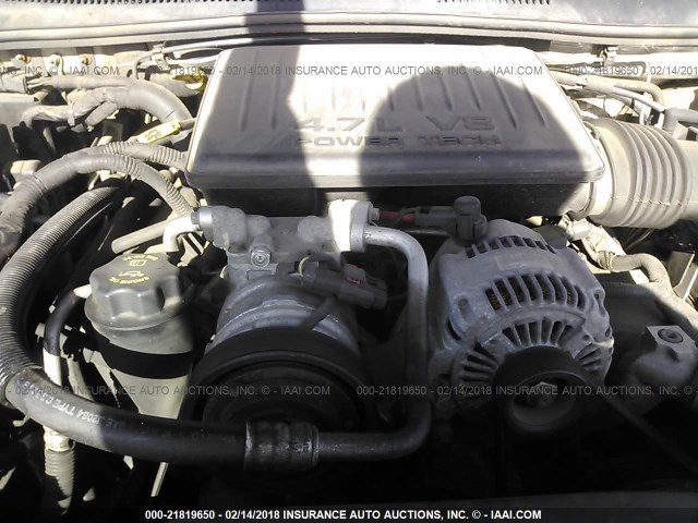 1J4GW58N14C345398 - 2004 JEEP GRAND CHEROKEE LIMITED SILVER photo 10