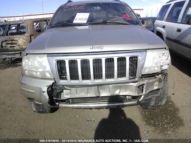 1J4GW58N14C345398 - 2004 JEEP GRAND CHEROKEE LIMITED SILVER photo 6