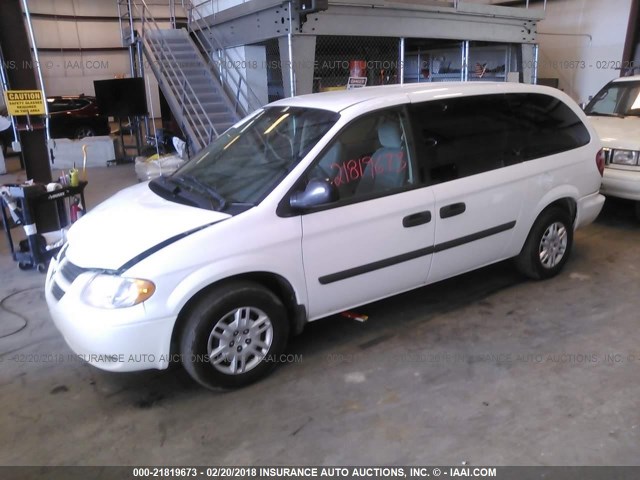 1D4GP24E36B653241 - 2006 DODGE GRAND CARAVAN SE WHITE photo 2