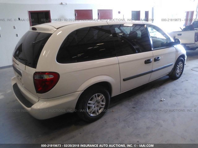 1D4GP24E36B653241 - 2006 DODGE GRAND CARAVAN SE WHITE photo 4