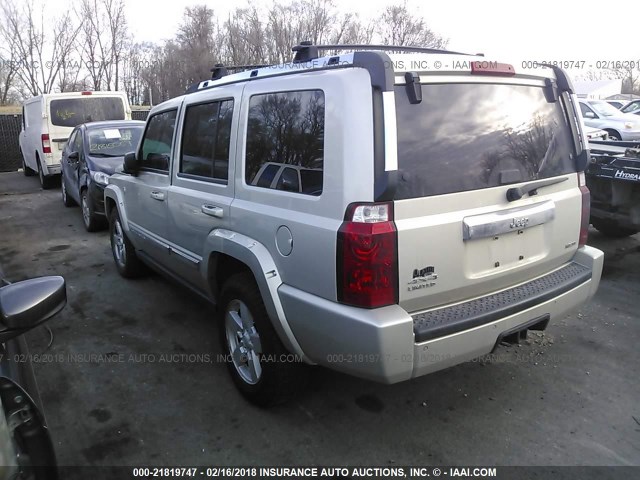 1J8HG58277C552839 - 2007 JEEP COMMANDER LIMITED TAN photo 3