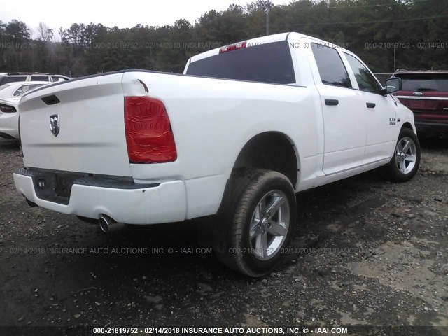 1C6RR6KT4ES258385 - 2014 RAM 1500 ST WHITE photo 4