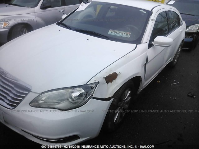 1C3CCBBB3DN763058 - 2013 CHRYSLER 200 TOURING WHITE photo 6