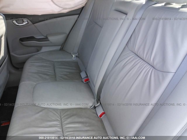 19XFB2F98CE053868 - 2012 HONDA CIVIC EXL GRAY photo 8