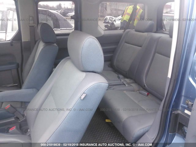 5J6YH27716L015103 - 2006 HONDA ELEMENT EX BLUE photo 8