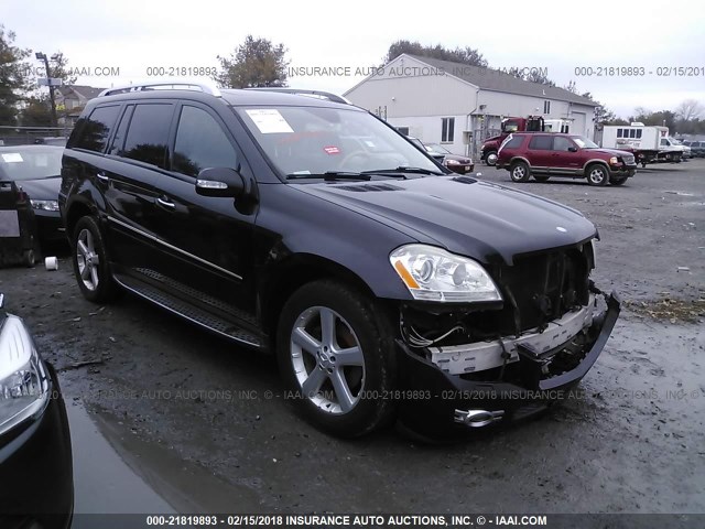 4JGBF71E87A123751 - 2007 MERCEDES-BENZ GL 450 4MATIC BLACK photo 1