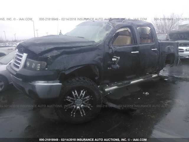 2GTEK13M271545121 - 2007 GMC NEW SIERRA K1500 BLACK photo 2