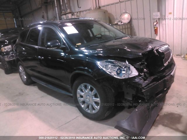 5GAKVBED0BJ212963 - 2011 BUICK ENCLAVE CXL BLACK photo 1