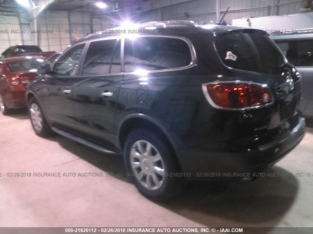 5GAKVBED0BJ212963 - 2011 BUICK ENCLAVE CXL 黑色 照片 3