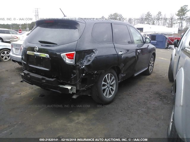 5N1AR2MN0EC615726 - 2014 NISSAN PATHFINDER S/SV/SL/PLATINUM 黑色 照片 4