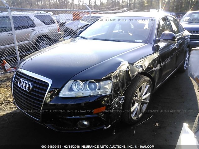 WAUKGAFB8BN063840 - 2011 AUDI A6 PRESTIGE BLACK photo 2