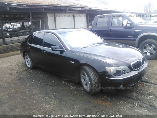 WBAHN83547DT67283 - 2007 BMW 750 BLACK photo 1