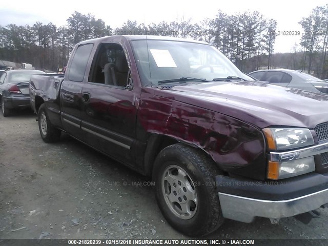 2GCEC19V231249815 - 2003 CHEVROLET SILVERADO C1500 BURGUNDY photo 6