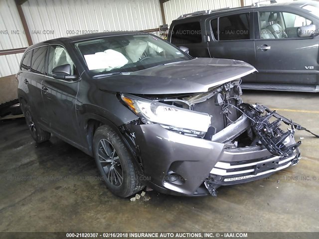 5TDZZRFH8HS220204 - 2017 TOYOTA HIGHLANDER LE/LE PLUS GRAY photo 1