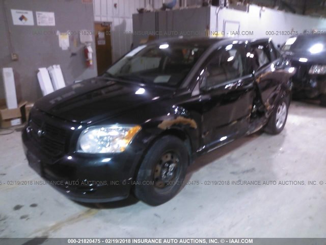 1B3CB1HA9AD648071 - 2010 DODGE CALIBER EXPRESS BLACK photo 2