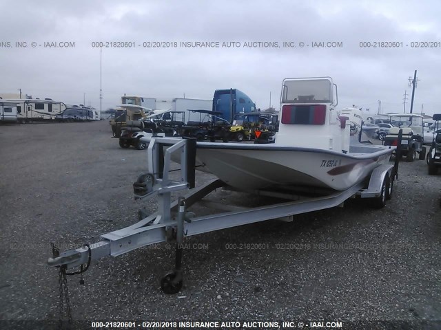 EHW00117J999 - 1999 SHALLOW SPORT BOAT BOAT AND TRAILER  WHITE photo 2