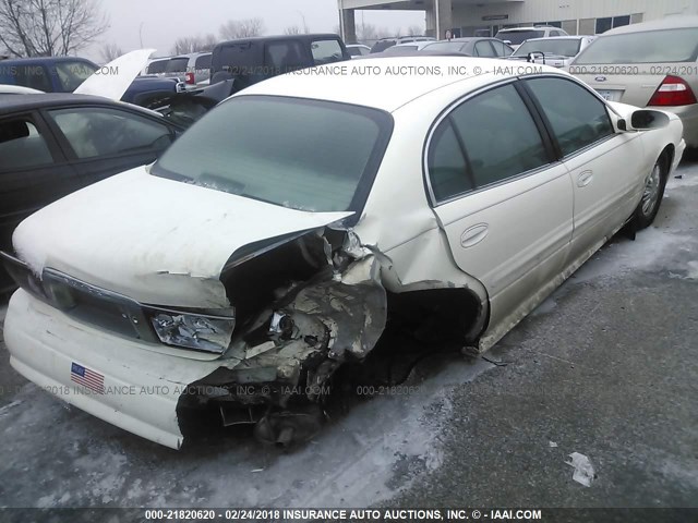 1G4HP52K244104364 - 2004 BUICK LESABRE CUSTOM WHITE photo 4