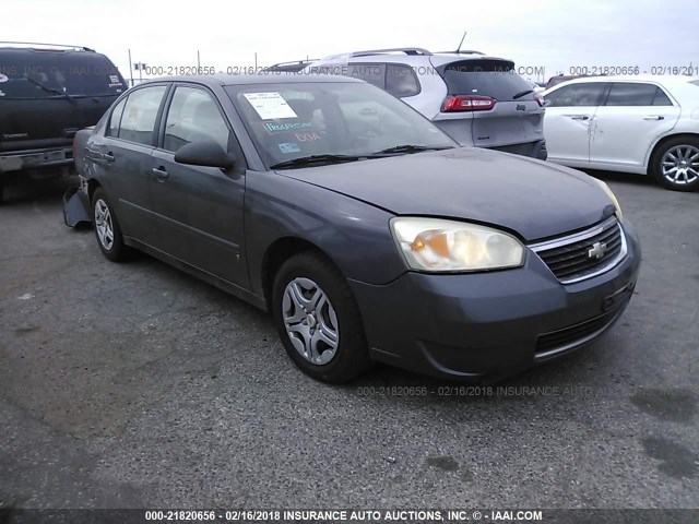 1G1ZS58F17F134345 - 2007 CHEVROLET MALIBU LS ნაცრისფერი ფოტო 1