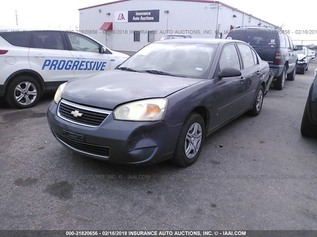 1G1ZS58F17F134345 - 2007 CHEVROLET MALIBU LS ნაცრისფერი ფოტო 2