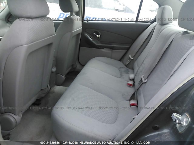 1G1ZS58F17F134345 - 2007 CHEVROLET MALIBU LS ნაცრისფერი ფოტო 8