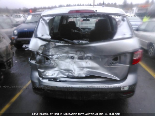 JM1CW2BL5C0114286 - 2012 MAZDA 5 SILVER photo 6