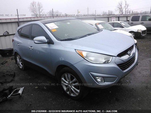 KM8JU3AC6BU119410 - 2011 HYUNDAI TUCSON GLS/LIMITED 蓝色 照片 1