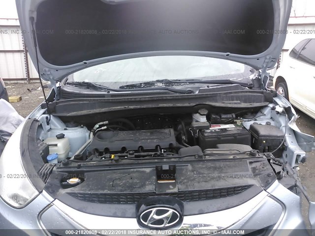 KM8JU3AC6BU119410 - 2011 HYUNDAI TUCSON GLS/LIMITED 蓝色 照片 10