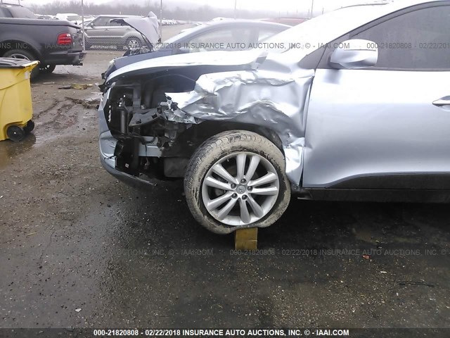 KM8JU3AC6BU119410 - 2011 HYUNDAI TUCSON GLS/LIMITED 蓝色 照片 6