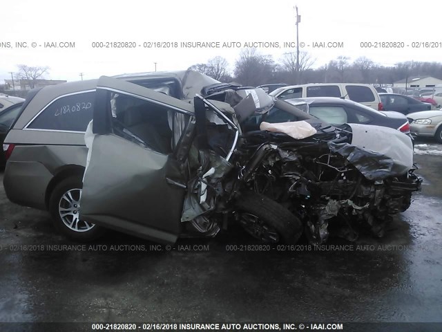 5FNRL5H61CB139001 - 2012 HONDA ODYSSEY EXL ოქროსფერი ფოტო 6