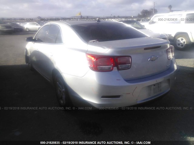 1G11B5SA1DF356129 - 2013 CHEVROLET MALIBU LS ვერცხლისფერი ფოტო 3