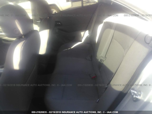 1G11B5SA1DF356129 - 2013 CHEVROLET MALIBU LS ვერცხლისფერი ფოტო 8