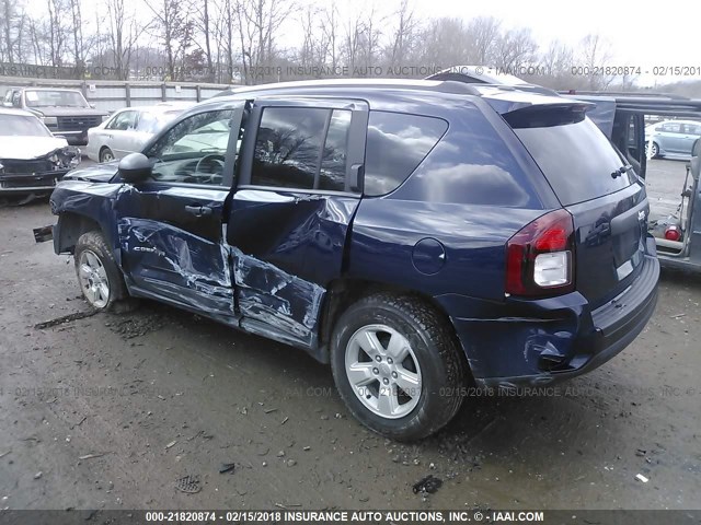 1C4NJCBA4GD649748 - 2016 JEEP COMPASS SPORT Dark Blue photo 3