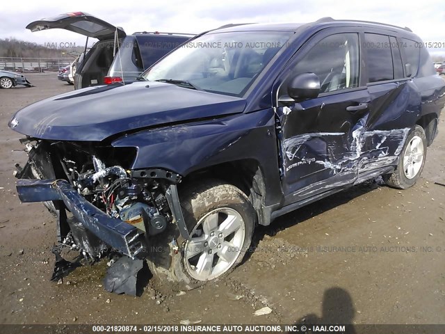 1C4NJCBA4GD649748 - 2016 JEEP COMPASS SPORT Dark Blue photo 6