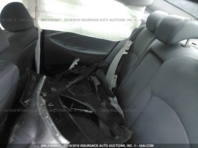 KMHEC4A49CA034695 - 2012 HYUNDAI SONATA HYBRID SILVER photo 8