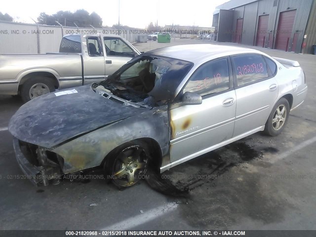 2G1WH52K949358815 - 2004 CHEVROLET IMPALA LS SILVER photo 2