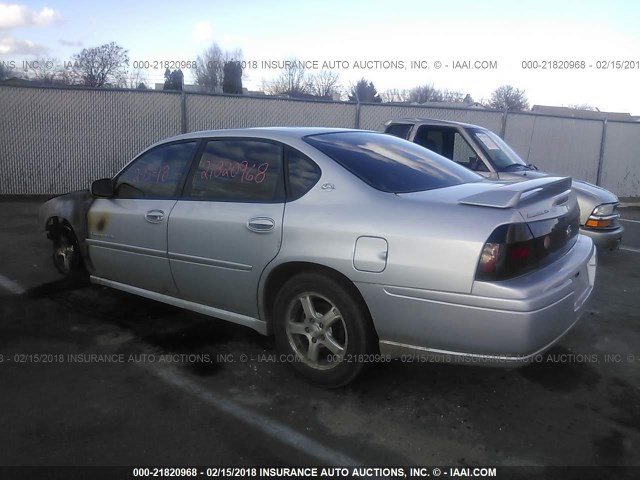 2G1WH52K949358815 - 2004 CHEVROLET IMPALA LS SILVER photo 3