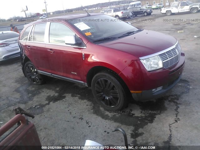 2LMDU68C58BJ20457 - 2008 LINCOLN MKX RED photo 1