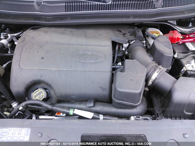 1FM5K7F82GGD33741 - 2016 FORD EXPLORER LIMITED 灰色 照片 10