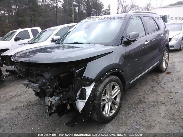 1FM5K7F82GGD33741 - 2016 FORD EXPLORER LIMITED 灰色 照片 2