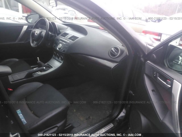 JM1BL1H42A1265334 - 2010 MAZDA SPEED 3 BLACK photo 5