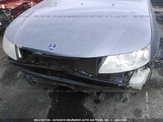 YS3FD49Y871001019 - 2007 SAAB 9-3 2.0T BLUE photo 6