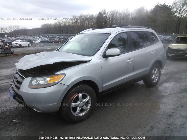 KM8SG13D07U140539 - 2007 HYUNDAI SANTA FE GLS SILVER photo 2