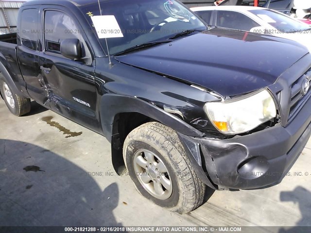 5TETX62N49Z663153 - 2009 TOYOTA TACOMA PRERUNNER ACCESS CAB BLACK photo 6