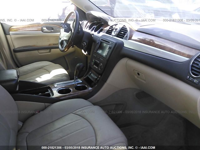 5GAKRCED6BJ236288 - 2011 BUICK ENCLAVE CXL 红色 照片 5