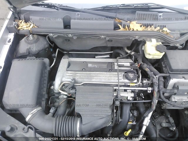 1G8AL52F64Z130564 - 2004 SATURN ION LEVEL 3 SILVER photo 10