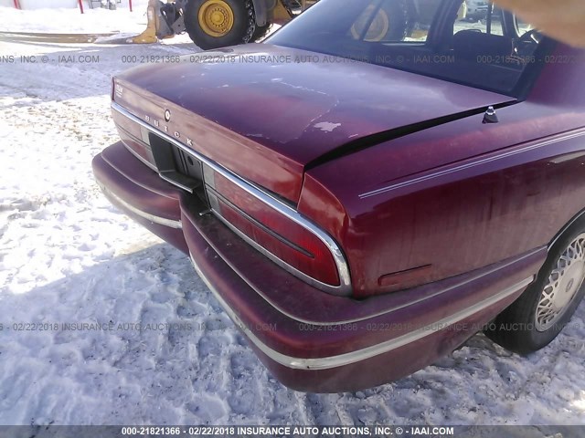 1G4CW52K7TH642756 - 1996 BUICK PARK AVENUE  MAROON photo 6